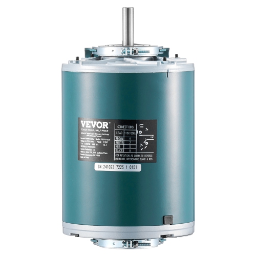 VEVOR 1/2HP Furnace Blower Motor 1720RPM, 115V 7.1A Belt Drive Blower Motor Single Phase - 0.5" Shaft Diameter, 1.6" Shaft Length, CW/CCW Rotation