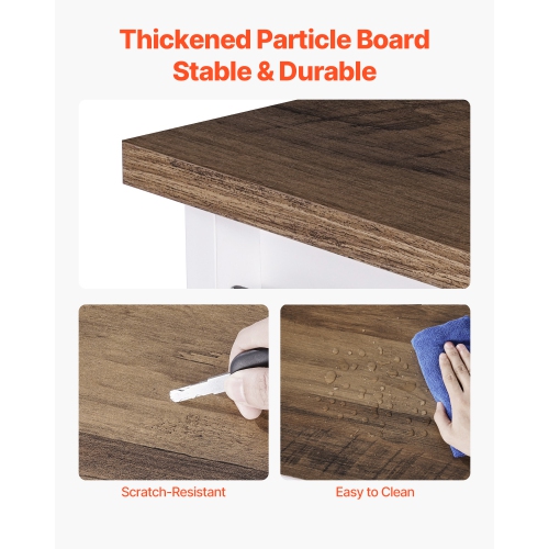 Armoire de bar à café de 31,5 x 13,8 x 31,5&nbsp;po VEVOR, armoire de bar à café Farmhouse avec rangement à 3 niveaux, table de bar à café avec porte