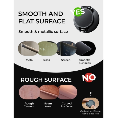 LISEN MagSafe Car Mount - Ultra Magnetic Dashboard Phone Holder for iPhone 12-16, Galaxy, Pixel, LG, OnePlus - Black