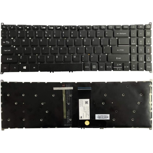 LIXSUNTEK Backlit Keyboard replacement for Acer Aspire 5 A515-43 A515-52 A515-53 A515-54 A515-55, Aspire A315-22 A315-34 A315-42 A315-54 A315-55