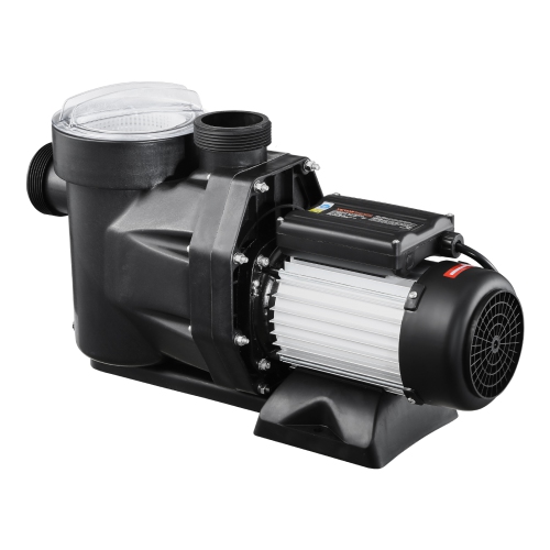 VEVOR 1.5 HP Above Ground Pool Pump, 122 GPM Max Flow Single Speed Swimming Pool Pump, 220V 3450 RPM 55 ft Max Head Lift with PP Shell Strainer