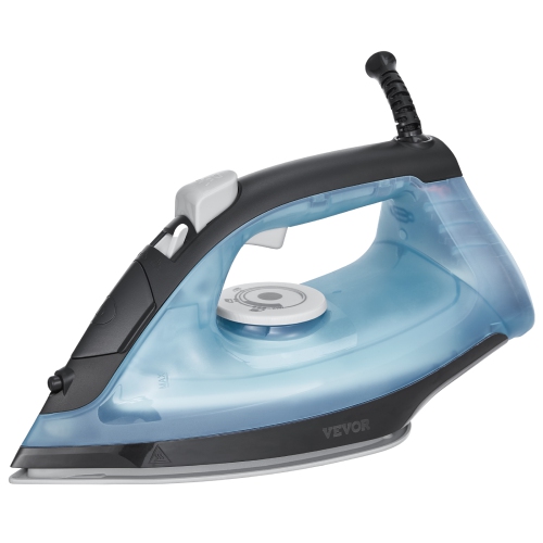 VEVOR  1700W Steam Iron for Clothes, Aluminum Alloy + Ptfe Soleplate, Auto Shut-Off, Self-Cleaning, Four Temperature Settings, Quick Heating
