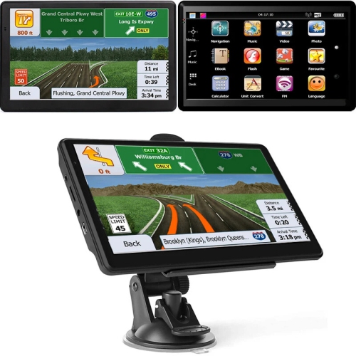 7" Touch Screen Car GPS Navigator with Voice Guidance & Speed Warning , Pre install Maps