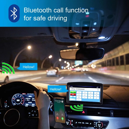 7" Touch Screen Car GPS Navigator with Voice Guidance & Speed Warning , Pre install Maps