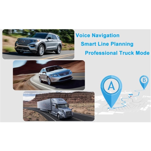 7" Touch Screen Car GPS Navigator with Voice Guidance & Speed Warning , Pre install Maps