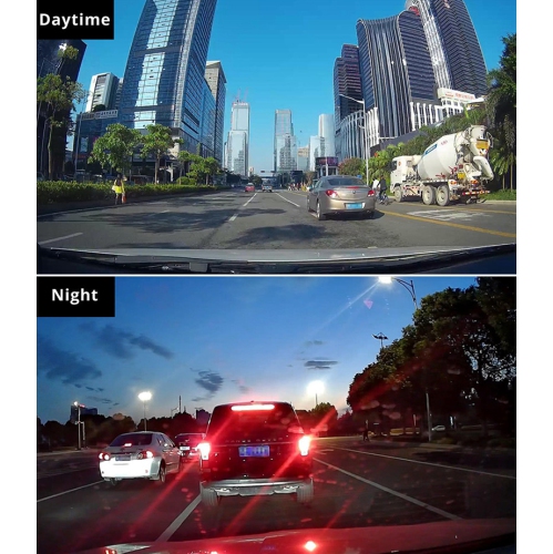 4K Rear View Mirror Camera, 9.66'' 4K Mirror Dash Cam with 1080P Backup Camera, Dash Cam Front and Rear for Car, 24H Parking Mode, Night Vision