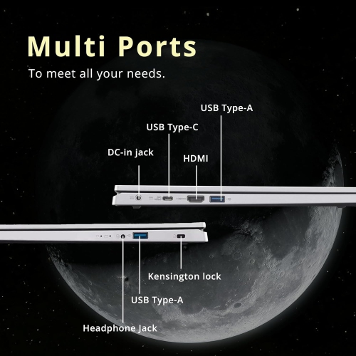 Acer Aspire 3 15.6" FHD Laptop, AMD Ryzen 7 7730U, 672GB Storage(512GB SSD + 160GB Docking Station Set),16GB DDR4 RAM, AMD Radeon Graphics, Backlit
