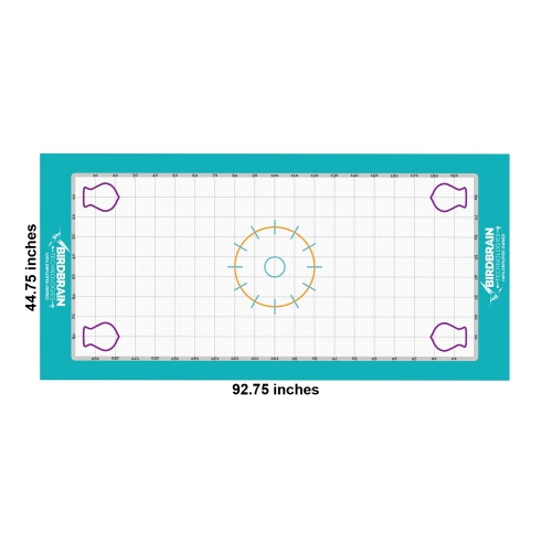 BirdBrain Finch Math Mat for Finch Coding Toy Robot Activity Playmat - Educational STEM Home & Classroom Mat for Kids - Fits with Finch Arena