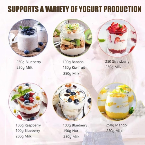 Moteur à yogourt probiotique, yaourtière probiotique avec réglage de la température, yaourtière 1400 ml, yaourtière multifonction pour usage
