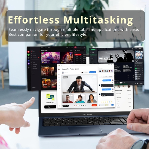 Open Box - ASUS Vivobook 15.6" FHD Laptop, Intel i5-1235U, 1TB PCIe SSD, 16GB DDR4 RAM, Intel Iris Xe Graphics, Number Pad, WiFi 5, Win 11 Pro, Quiet