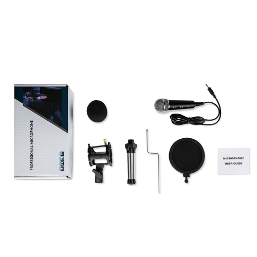 Microphone de jeu USB pour PC haute sensibilité mini condensateur prise 3,5 mm pour iPhone iPad Android Broadcast Music Recording Kit for