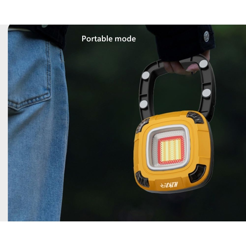 Quatre modes, quatre températures de couleur Lumière de travail LED, projecteur rechargeable 6000&nbsp;mAh - version haut de gamme