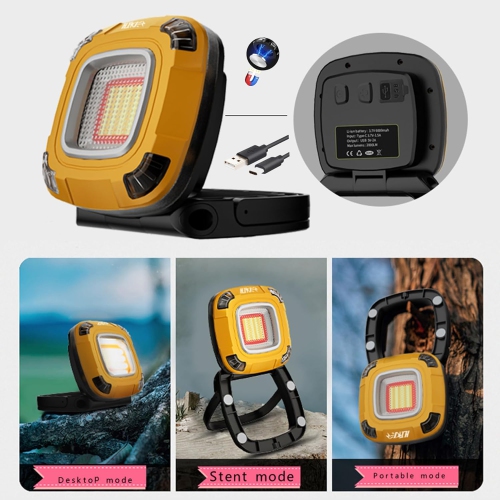 Quatre modes, lampe magnétique portative à quatre températures de couleur LED, projecteur rechargeable 10000&nbsp;mAh - Édition Premium