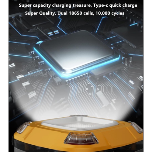 Quatre modes, lampe magnétique portative à quatre températures de couleur LED, projecteur rechargeable 10000&nbsp;mAh - Édition Premium