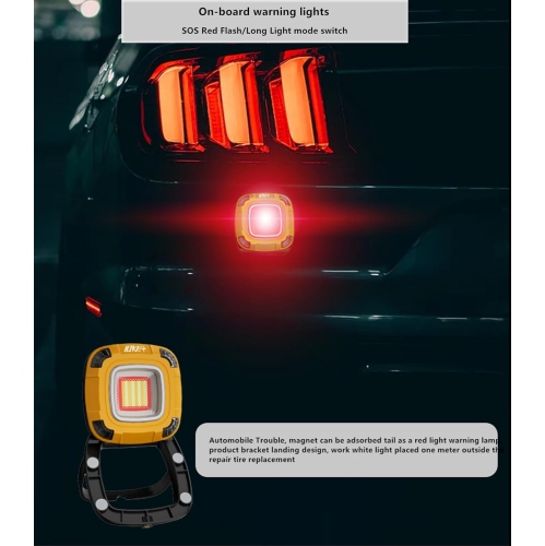 Quatre modes, lampe magnétique portative à quatre températures de couleur LED, projecteur rechargeable 10000&nbsp;mAh - Édition Premium