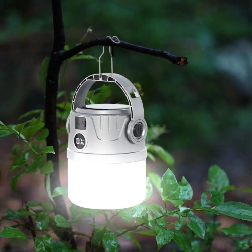 Solar Lantern Solar and USB Rechargeable LED Light Compact Light