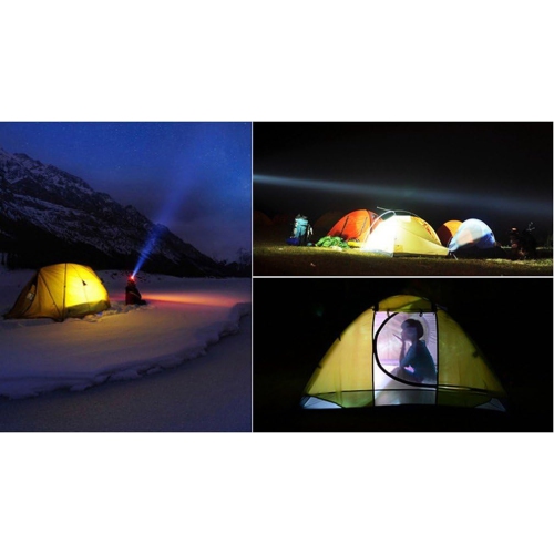 Camping light solar lantern multifunctional camping light tent light work light outdoor stretch lantern - black