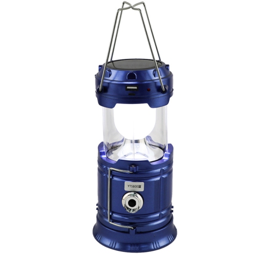 Camping light solar lantern multifunctional camping light tent light work light outdoor stretch lantern - blue
