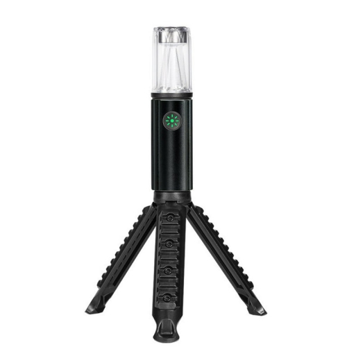 Flashlight Camping Light LED Outdoor Camping Light Emergency Portable Outdoor Tent Light Handheld Light - Black