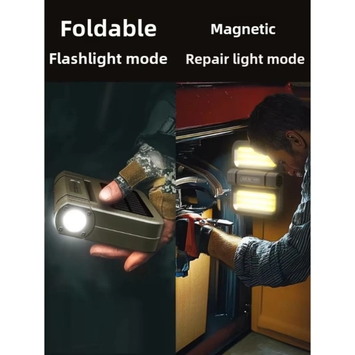 Outdoor camping light rechargeable long battery life solar emergency light home power outage backup lighting