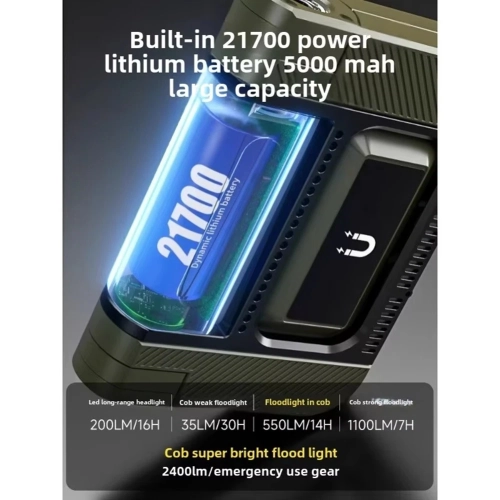 Outdoor camping light rechargeable long battery life solar emergency light home power outage backup lighting