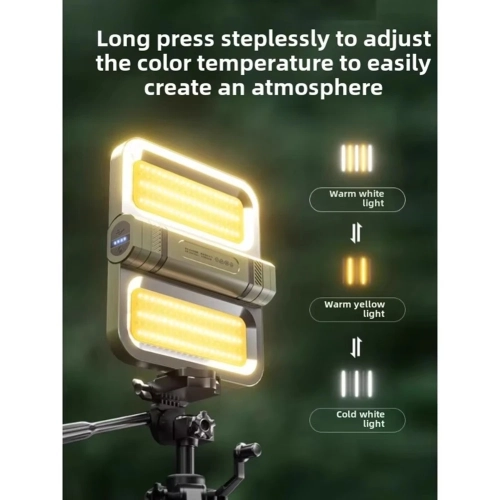 Outdoor camping light rechargeable long battery life solar emergency light home power outage backup lighting