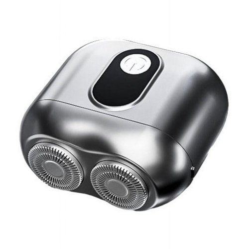 Mini rasoir électrique portatif à double lame lavable par USB Rasoir à barbe pour hommes