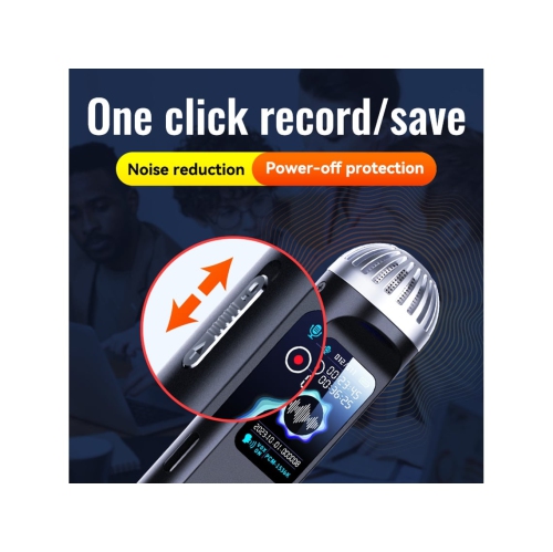 HD noise reduction voice recorder portable voice recorder voice-controlled recording MP3 player-64GB