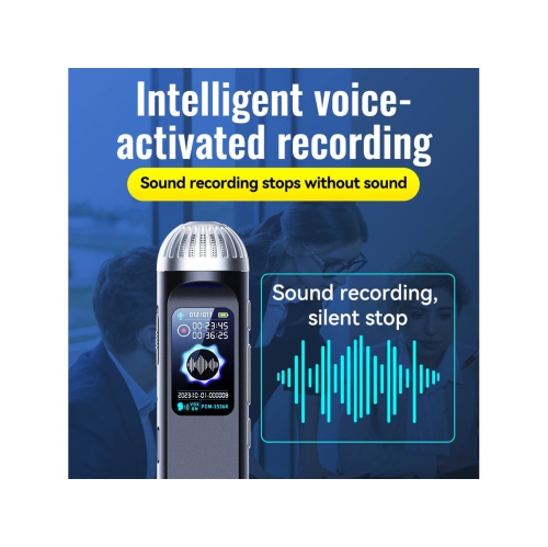 HD noise reduction voice recorder portable voice recorder voice-controlled recording MP3 player-64GB