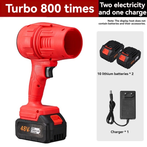 Cordless Powerful Blower - High Pressure and Power | Lithium Battery Handheld Hair Dryer | Industrial-Grade Electric Leaf/Dust/Snow Blower