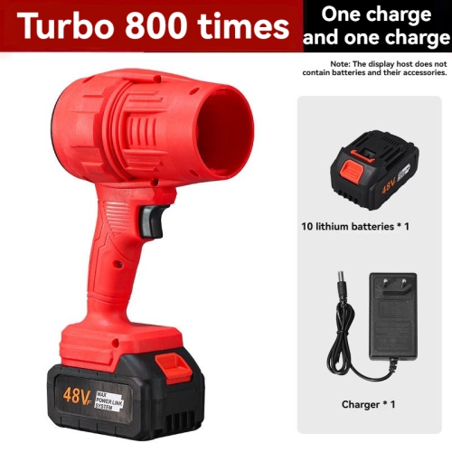 Cordless Powerful Blower - High Pressure and Power | Lithium Battery Handheld Hair Dryer | Industrial-Grade Electric Leaf/Dust/Snow Blower