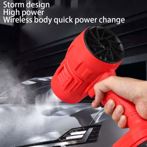 Cordless Turbo Power Blower - Super Storm Dust Removal | Lithium Battery Handheld Blower | Industrial Grade Leaf Blower / Snowstorm Blower(5 Cells,