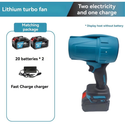 Brushless Storm Blower, Lithium Battery Turbine Blower, Leaf Blower, Snow Blower, Garden Tool, Duster, Powerful Blower