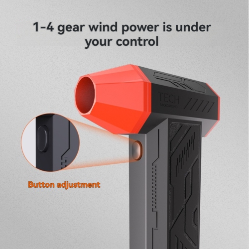 Mini turbo fan, high-speed handheld cordless hair dryer, outdoor convenient brushless motor, violent fan, 4000 mAh + 110,000 rpm + 4 wind speeds