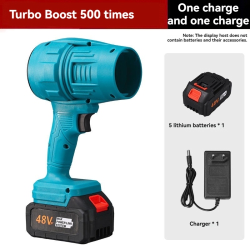 Cordless high-power lithium-ion battery hair dryer with long battery life, turbocharged leaf blower, portable handheld snow blower