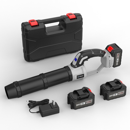 Lithium-powered blower with brushless motor, high air pressure, 4.0Ah long battery life for dust, snow, and leaf removal