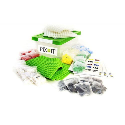 PIX-IT Box 6 Educational - Creative Silicone Building Kit - Teachers and Parents Teaching Kindergartens Education Classroom Materials