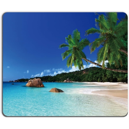 Mouse Pad, Square Mousepad, Personalized Premium-Textured, Non-Slip Rubber Base Mouse Mat, Waterproof Gaming Mouse Pad for Wireless Mouse, Computers,