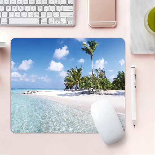 Mouse Pad, Square Mousepad, Personalized Premium-Textured, Non-Slip Rubber Base Mouse Mat, Waterproof Gaming Mouse Pad for Wireless Mouse, Computers,