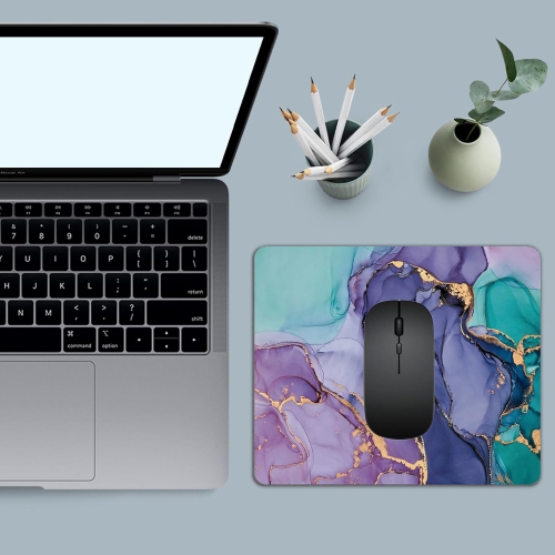 Mouse Pad, Square Mousepad, Personalized Premium-Textured, Non-Slip Rubber Base Mouse Mat, Waterproof Gaming Mouse Pad for Wireless Mouse, Computers,