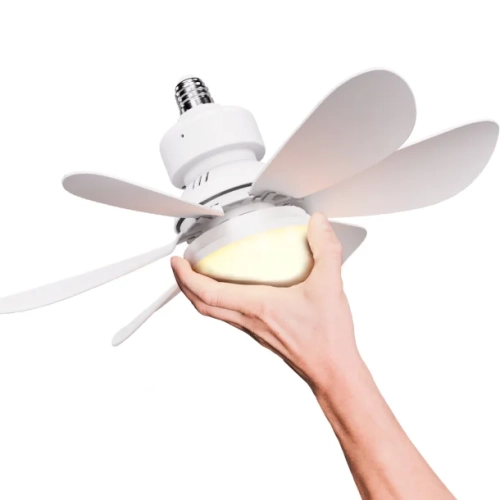 Airbro FLA-21 Easy to Install Compact Socket Fan Light with Remote