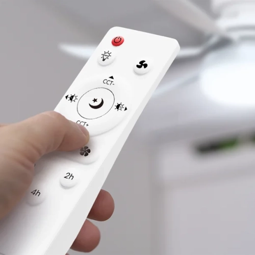 Airbro FLA-21 Easy to Install Compact Socket Fan Light with Remote