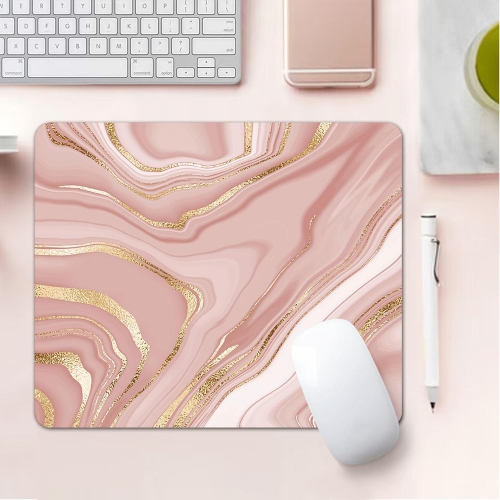 Mouse Pad, Square Mousepad, Personalized Premium-Textured, Non-Slip Rubber Base Mouse Mat, Waterproof Gaming Mouse Pad for Wireless Mouse, Computers,