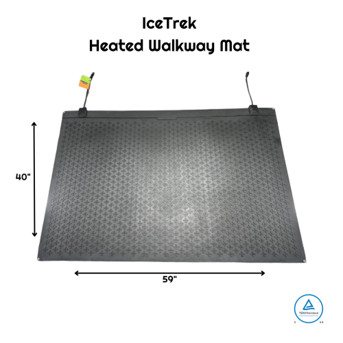 Tapis de marche chauffant IceTrek, 40 x 59&nbsp;po, fondant la neige
