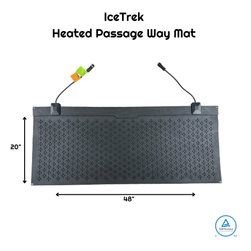 IceTrek – Tapis chauffant pour passage de 20 x 48&nbsp;po, fondant la neige