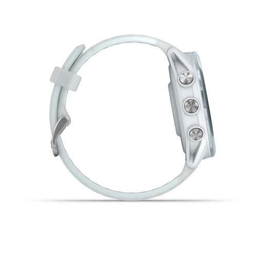 Garmin Forerunner 570 42mm Bluetooth Running Smartwatch - Translucent Whitestone/Cloud Blue