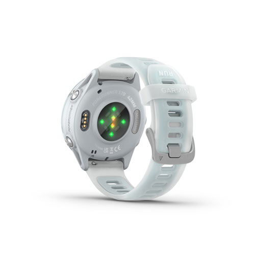 Garmin Forerunner 570 42mm Bluetooth Running Smartwatch - Translucent Whitestone/Cloud Blue