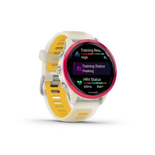 Garmin Forerunner 570 42mm Bluetooth Running Smartwatch - Translucent Bone/Mango