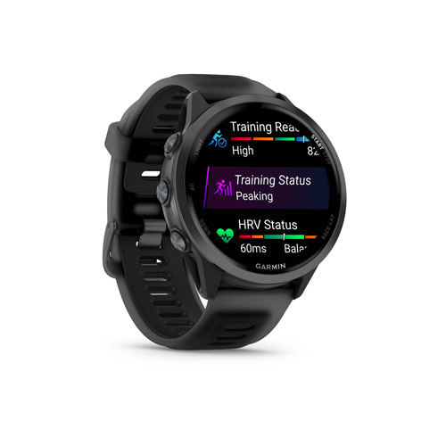 Garmin Forerunner 570 47mm Bluetooth Running Smartwatch - Translucent Black/Black