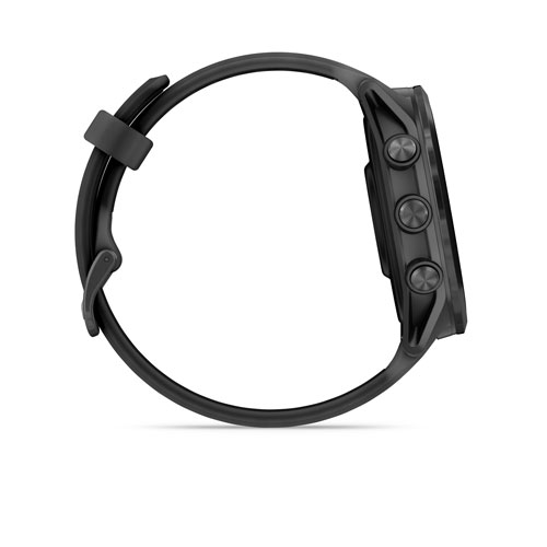 Montre intelligente Bluetooth de 47 mm Forerunner 570 de Garmin pour la course - Noir translucide/Noir